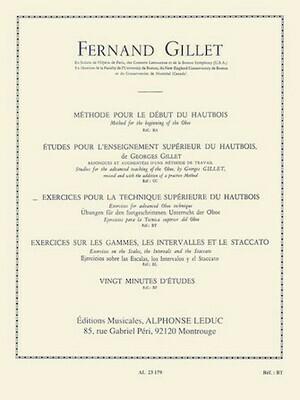 Exercises for Advanced Oboe Technique