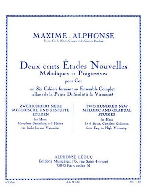 Two Hundred New Melodic and Progressive Studies for Horn Book 6