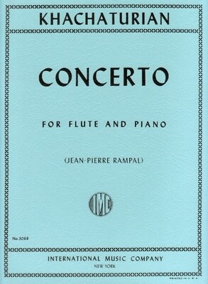 Concerto - reduction for flute and piano, trans. Rampal