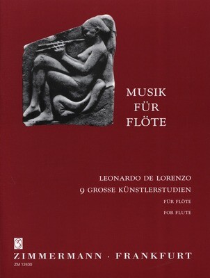 9 Artists' Etudes (9 Grosse Kunstlerstudien) for flute