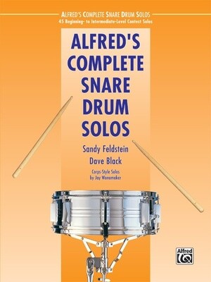 Alfred's Complete Snare Drum Solos [SD1007] [SD2034] [SD3045] [DD3011]
