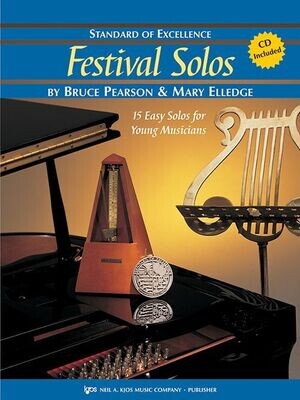 Standard of Excellence Festival Solos Book 2 Eb Baritone Saxophone With CD [BS2024][BS2023][BS2030][BS3024][BS3026][BS4012][BS4014]
