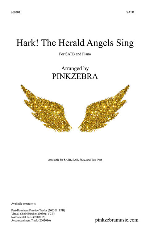 Hark! The Herald Angels Sing Part-Dominant MP3 SAB Multi-User Tracks