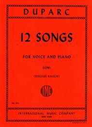 12 Songs for Voice and Piano