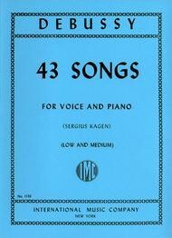 43 Songs for Voice and Piano