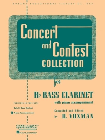 Concert and Contest Collection for Bb Bass Clarinet Piano Accompaniment Book [BC3013]