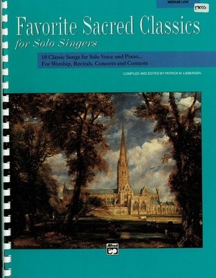 Favorite Sacred Classics for Solo Singers