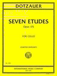 Seven Etudes Op 175 for Cello
