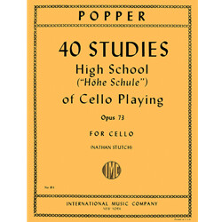 40 Studies of Cello Playing Op 73