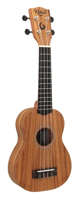 Kahua Soprano Zebrawood Ukulele