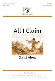 All I Claim: Christ Alone