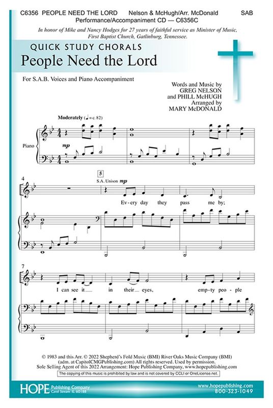 People Need the Lord