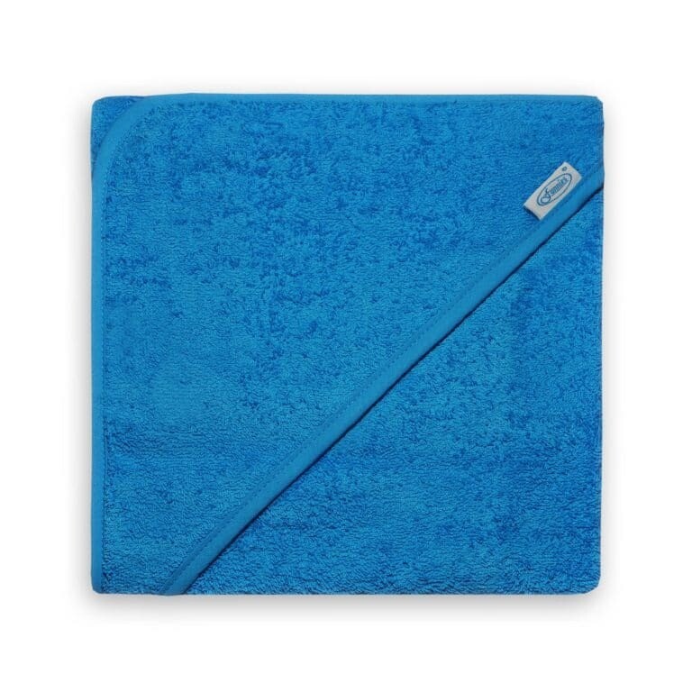 Omslagdoek - badcape - blauw (turquoise)