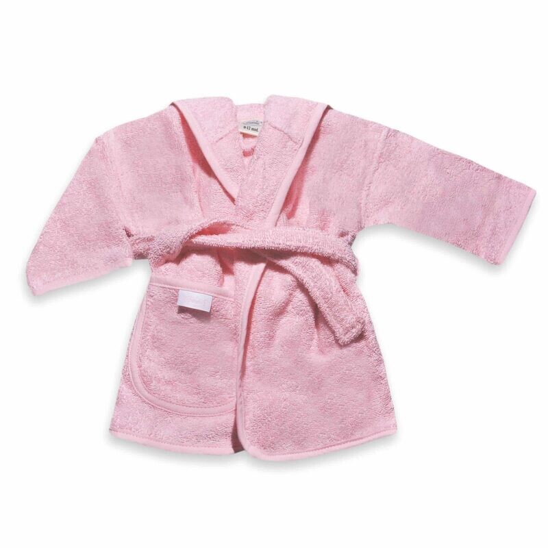 Baby badjasje - licht roze