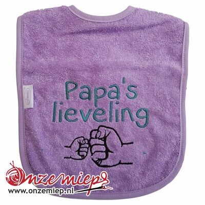 Lavendel slab met &quot;Papa&#39;s lieveling&quot;