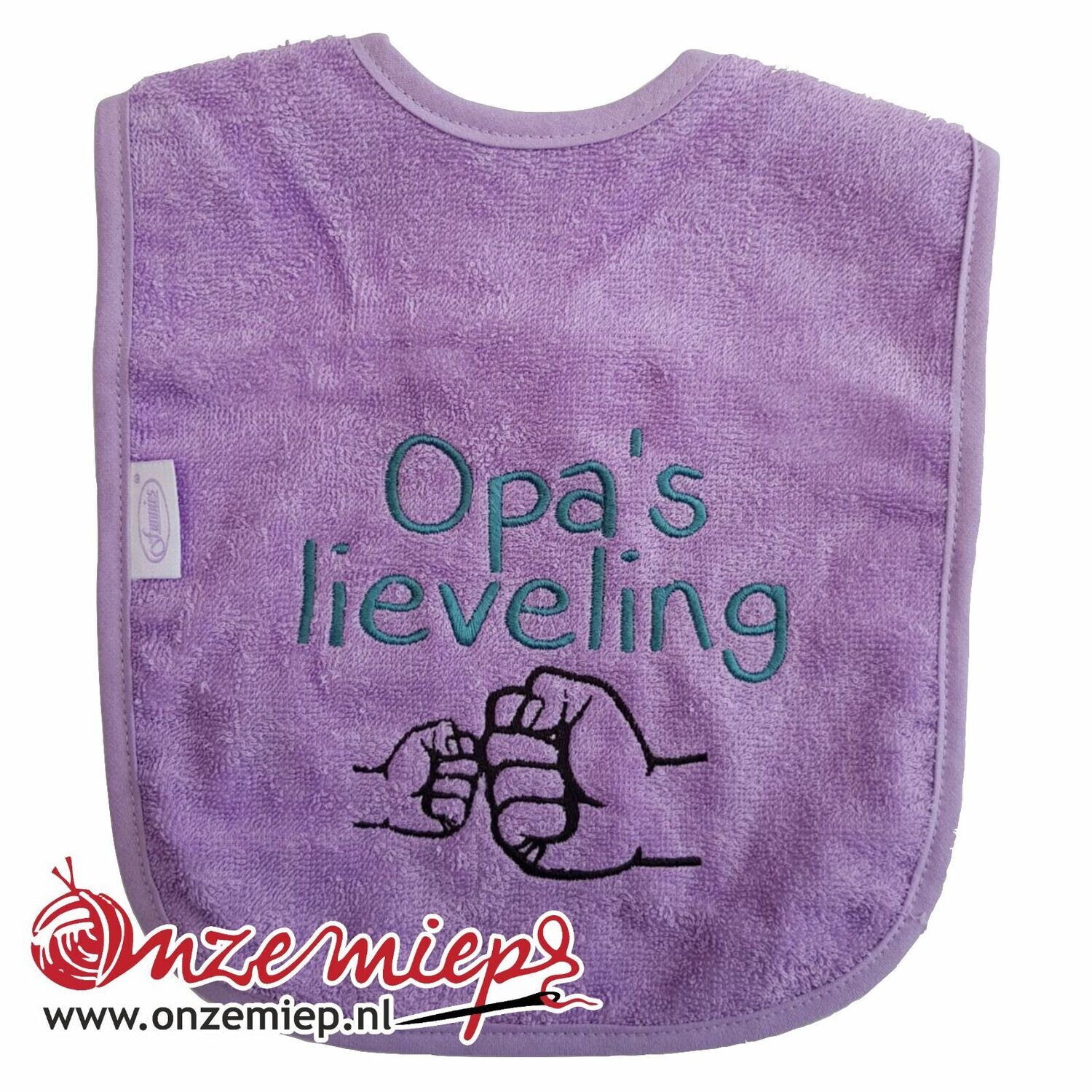 Lavendel slab met &quot;Opa&#39;s lieveling&quot;