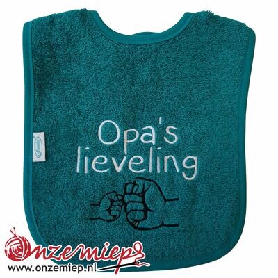 Lake green slab met &quot;Opa&#39;s lieveling&quot;