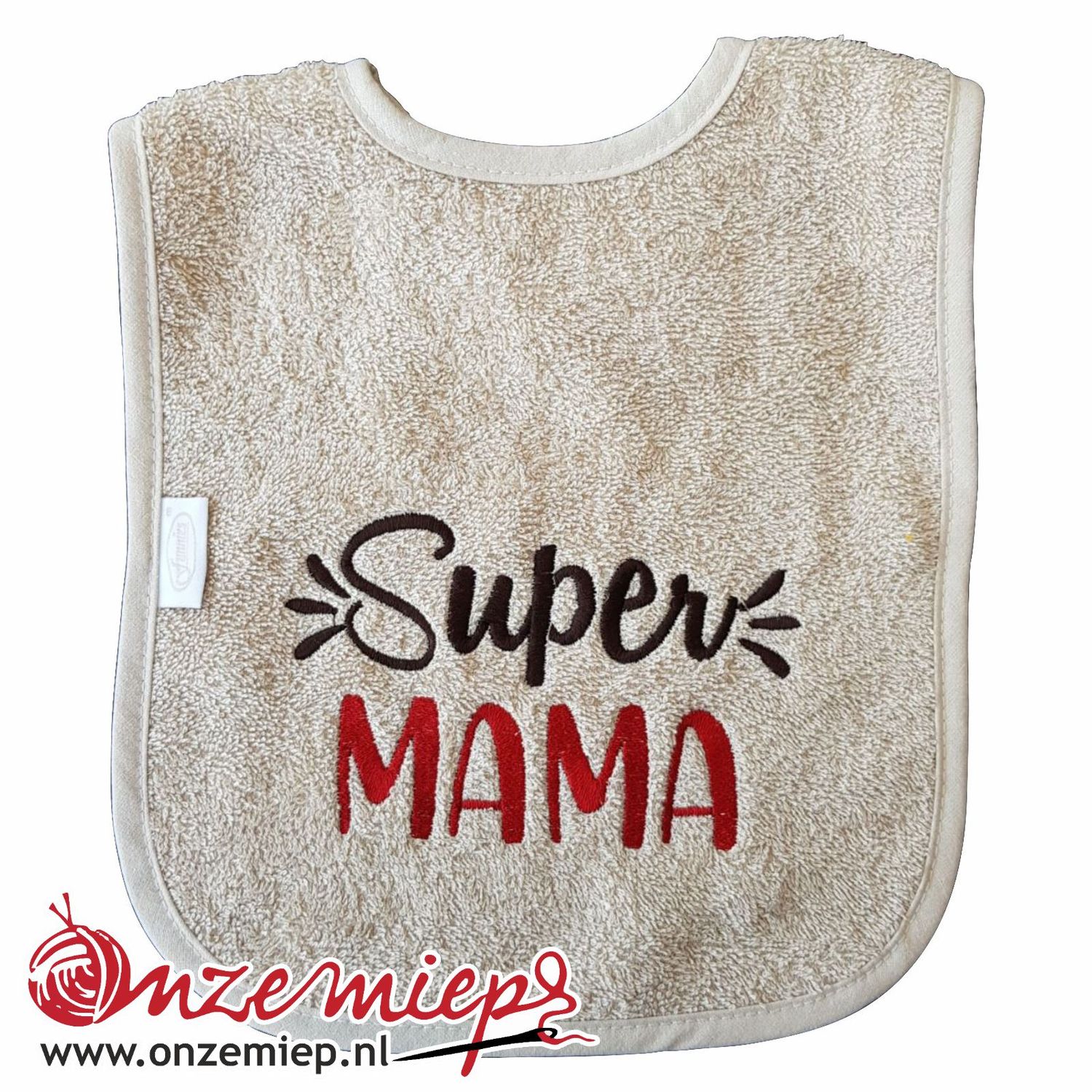 Crème slab met &quot;Super Mama&quot;