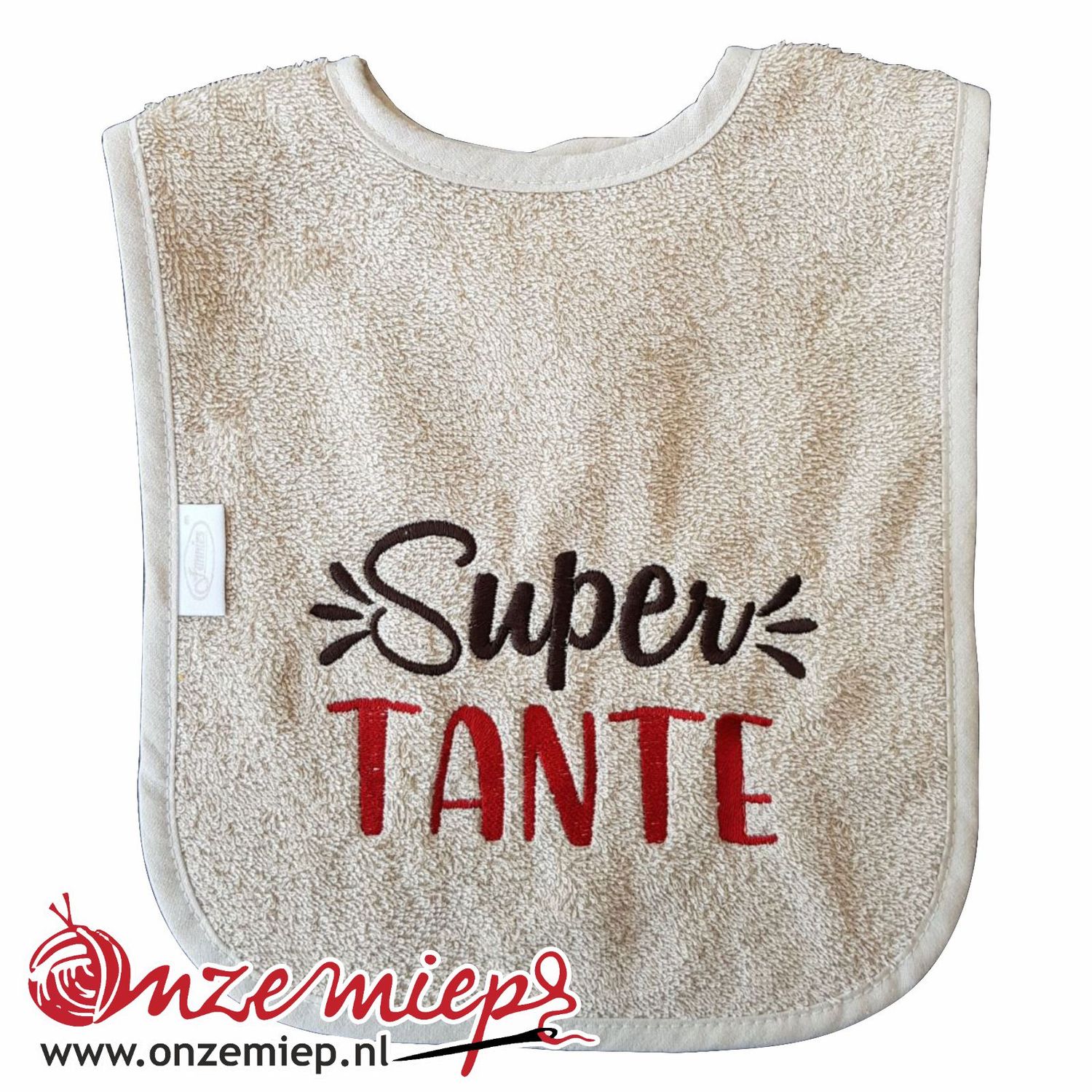 Crème slab met &quot;Super Tante&quot;
