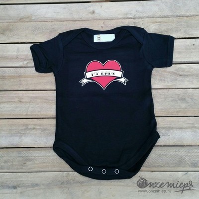 Zwarte romper met &quot;My dads&quot;