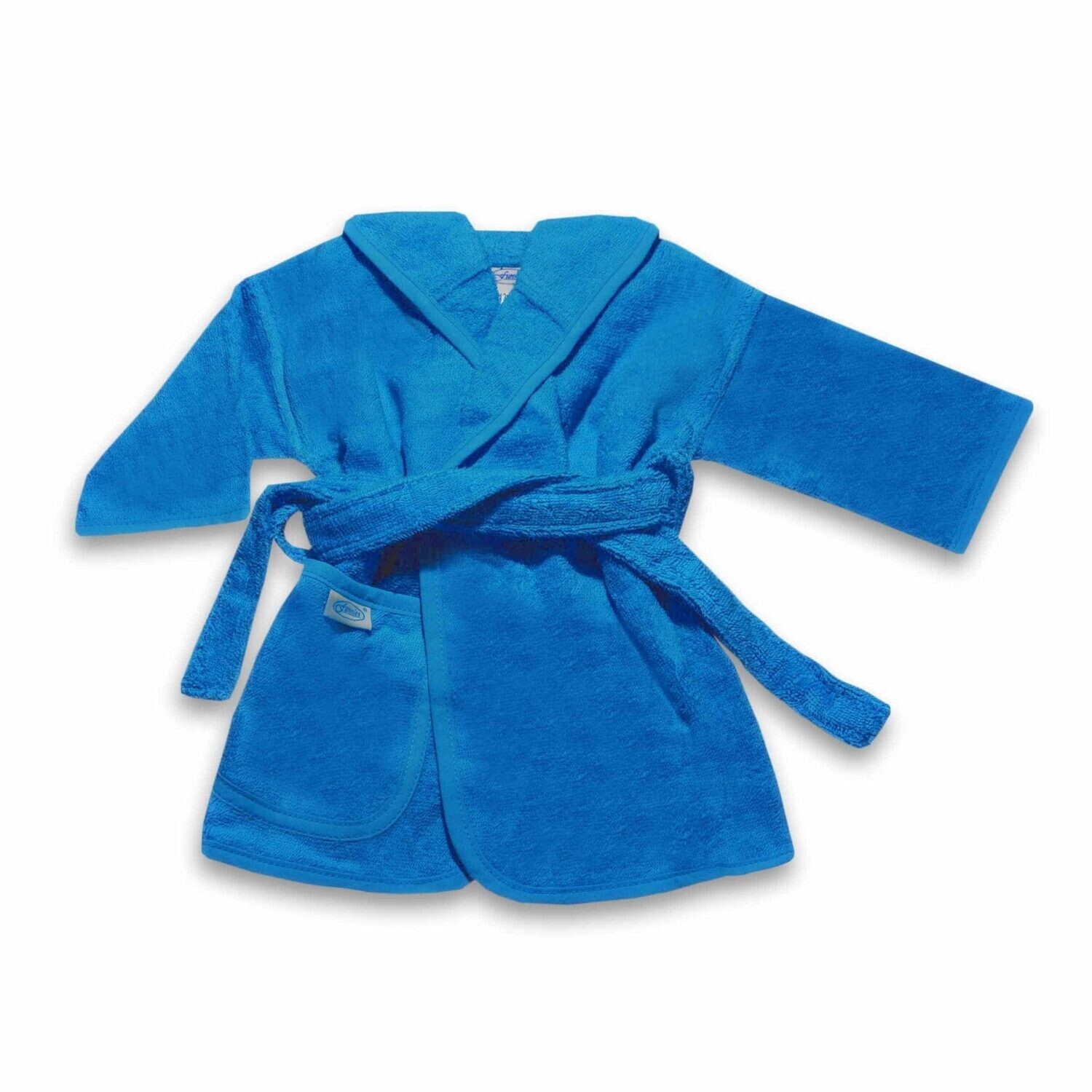 Baby badjasje - blauw (turquoise), Maat:: 0 - 1 jaar