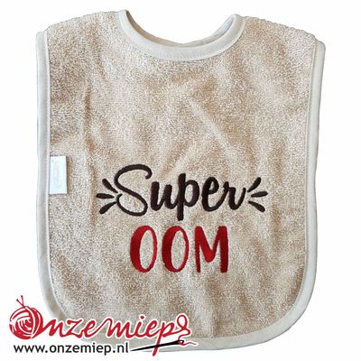 Crème slab met "Super Oom"