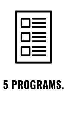 5 PROGRAMS