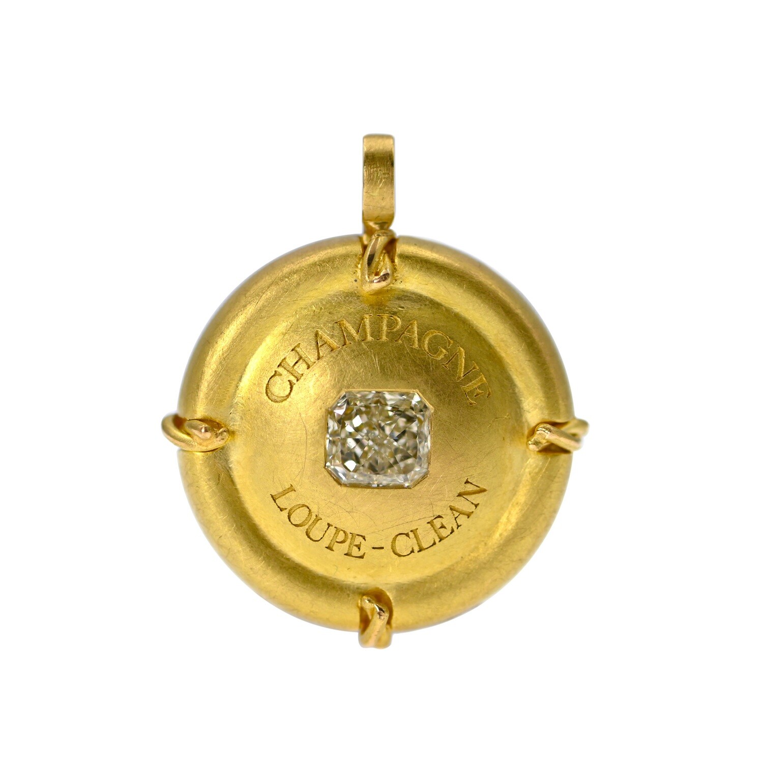 Bouchon et diamant champagne