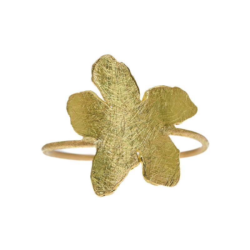 Bague fleur d’or