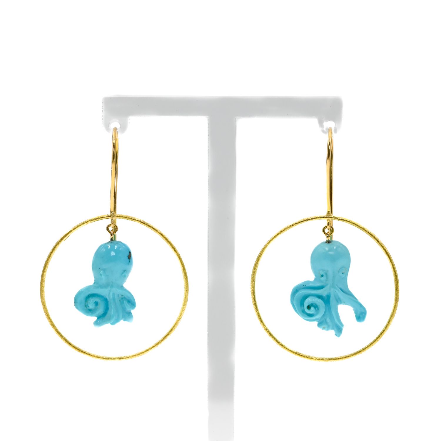 Boucles d&#39;oreilles pieuvre