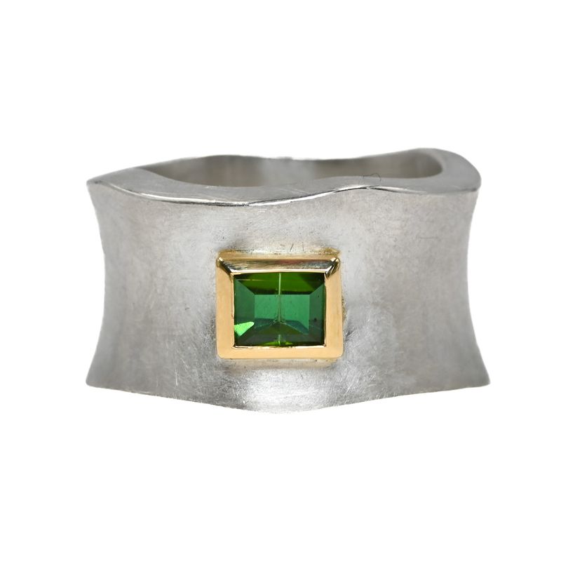 Bague argent et tourmaline
