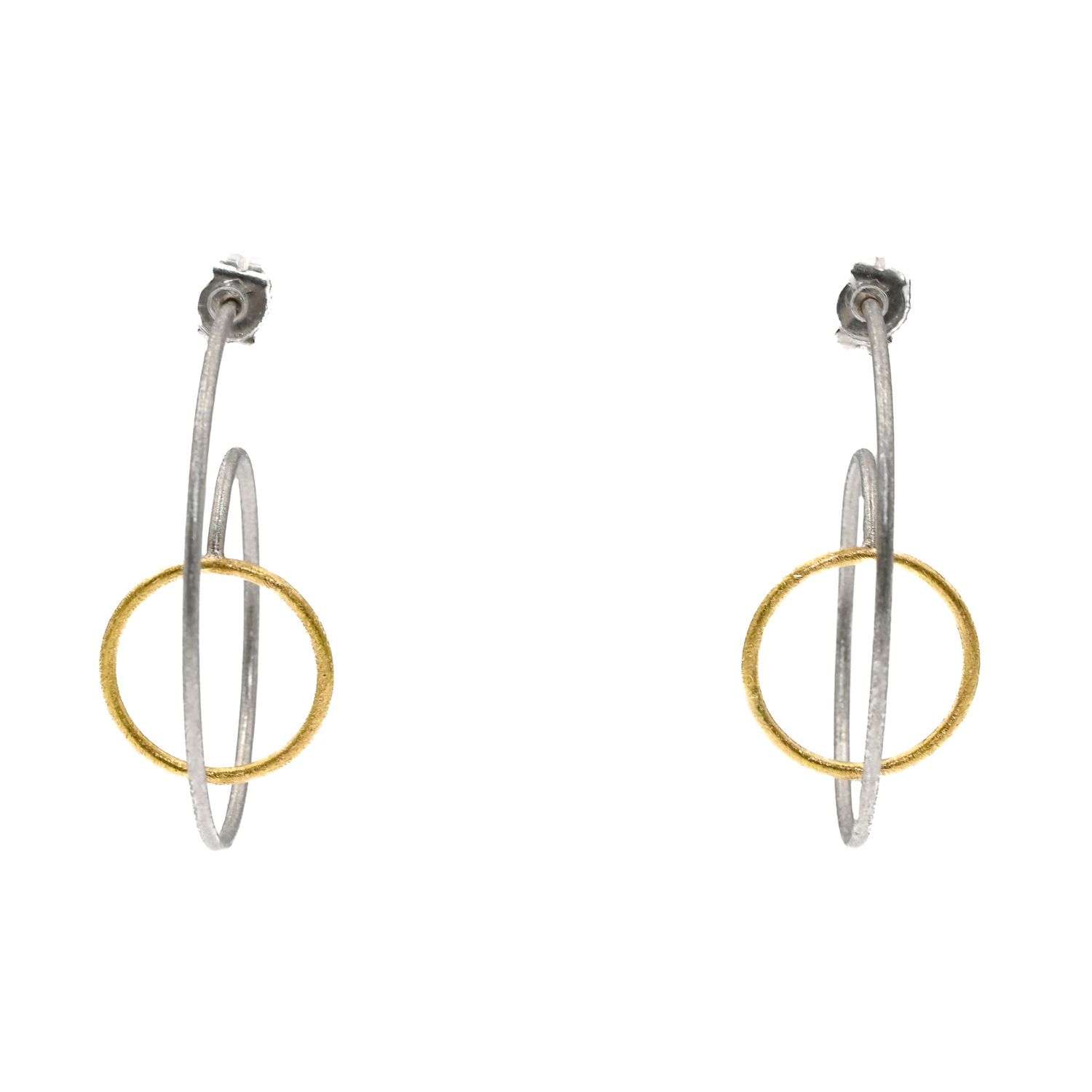 Boucles d&#39;oreille créoles “illusion”
