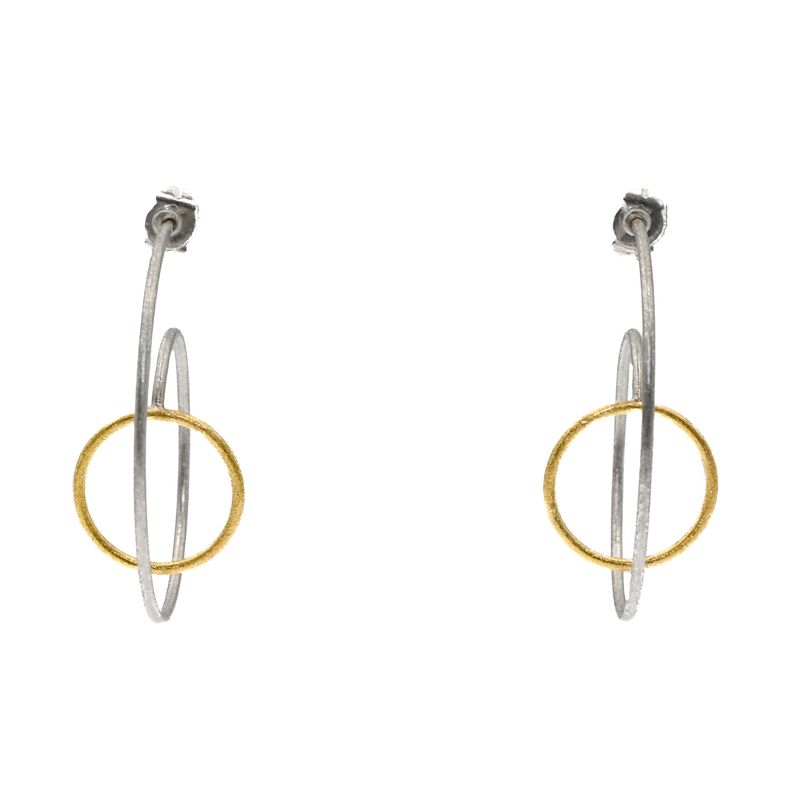 Boucles d&#39;oreille créoles “illusion”