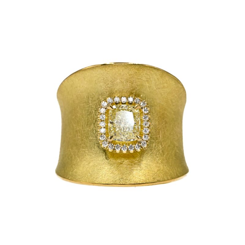 Bague or et diamant 1.05 carats