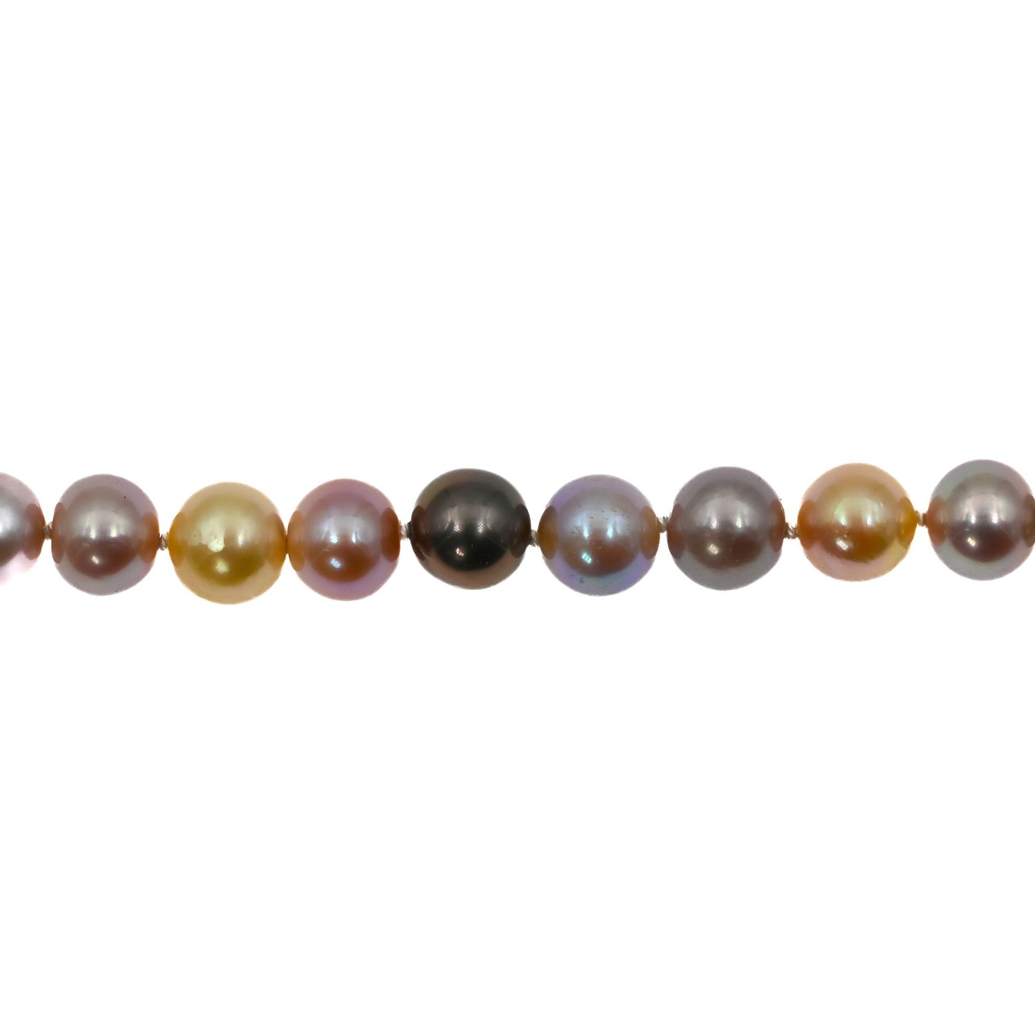 Collier de perles multicolores