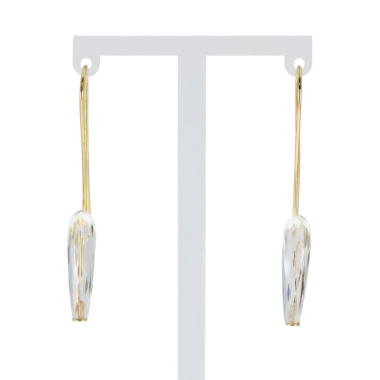 Boucles en gouttes de quartz