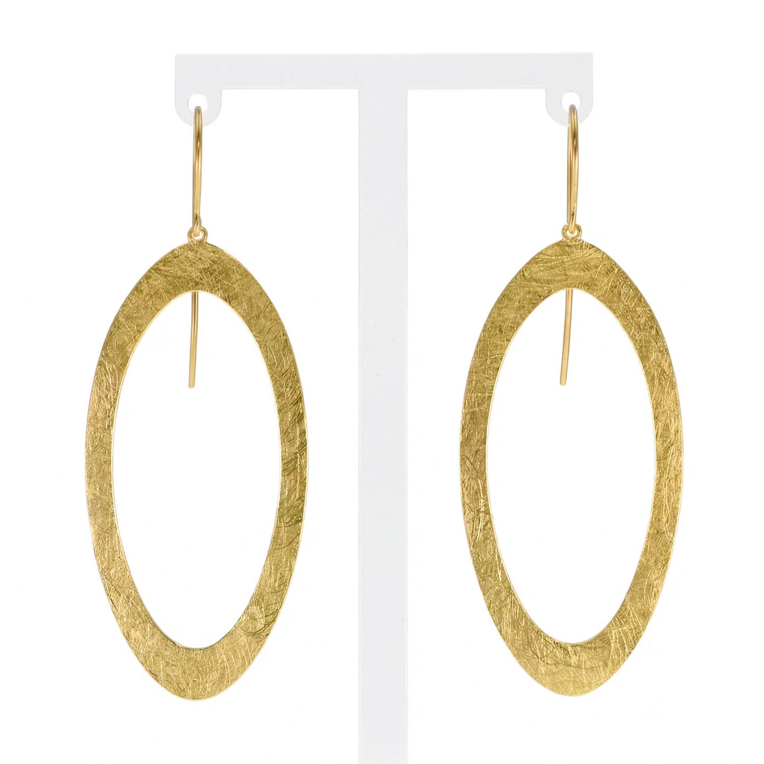 Boucles en ovale d’or