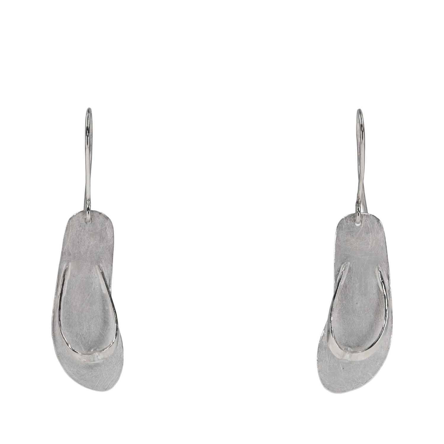 Boucles tong en argent