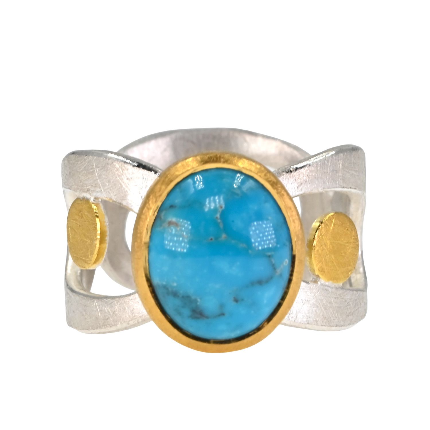 Bague argent et turquoise Bague argent et turquoise