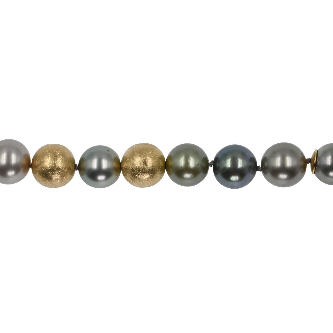 Collier en perles rondes