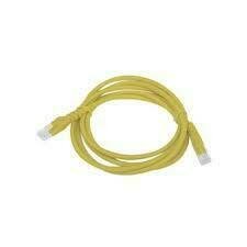 Cable red Cat6 amarillo RJ45 2mts.