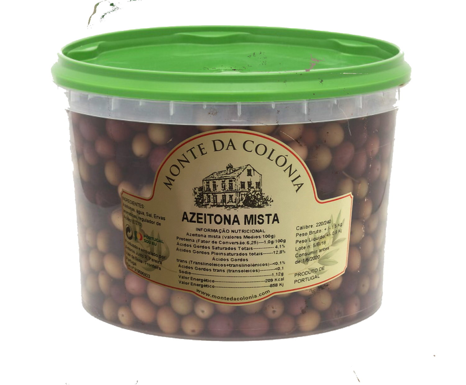 Olives Mixtes Entailles 5Kg