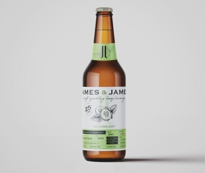 James & James Sparkling Hemp Beverage - Cucumber Mint