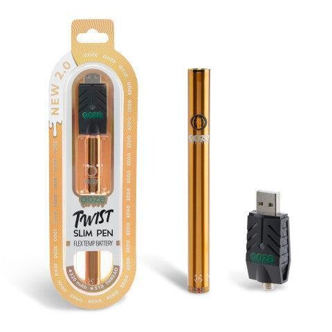 Ooze Twist Slim 2.0 Vape Battery - orange