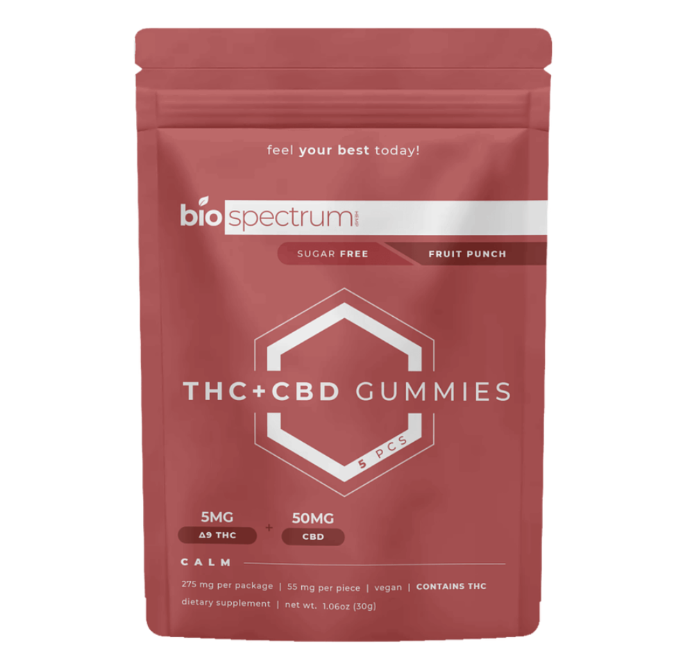 Bio Spectrum THC+CBD Fruit Punch (sugar Free) - 5pc