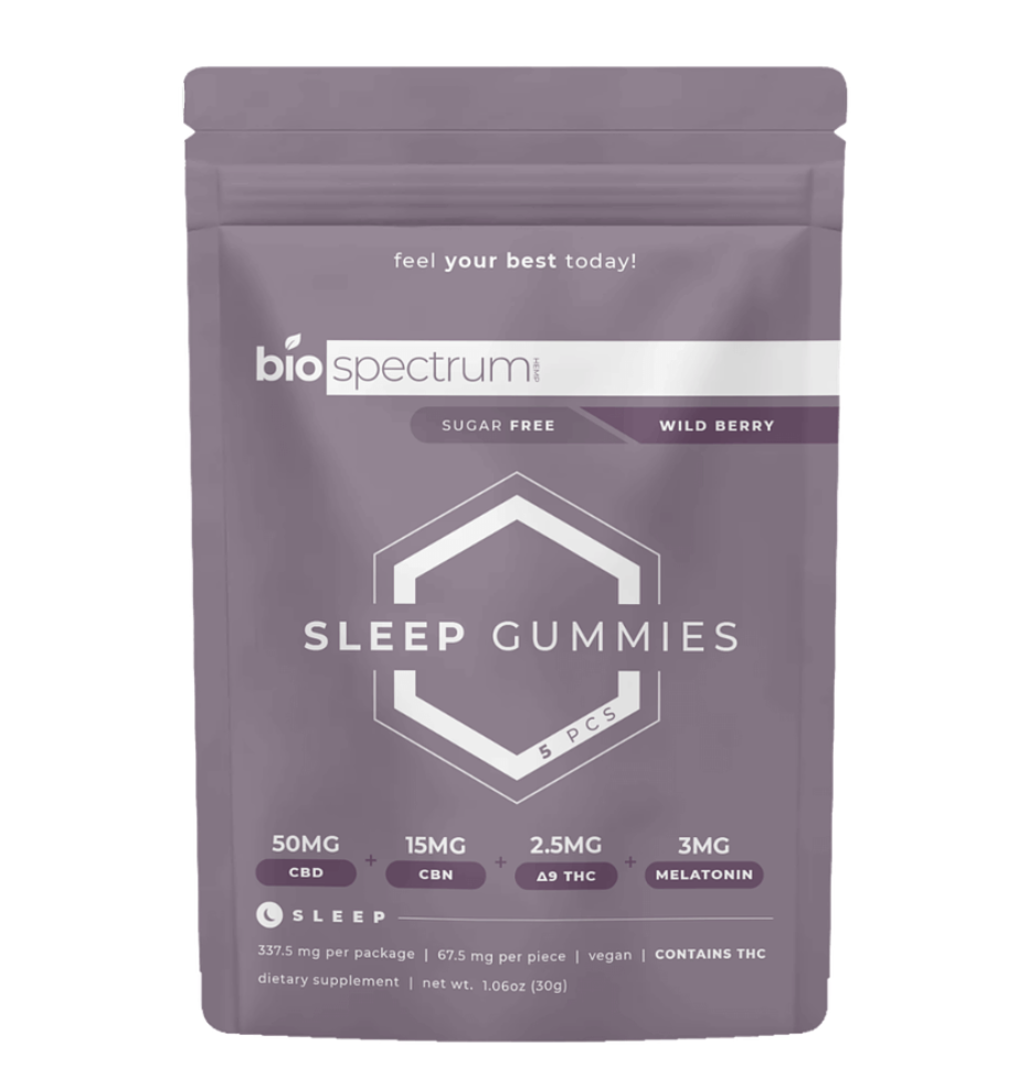 Bio Spectrum Sleep Gummies - Wild Berry - 5pc