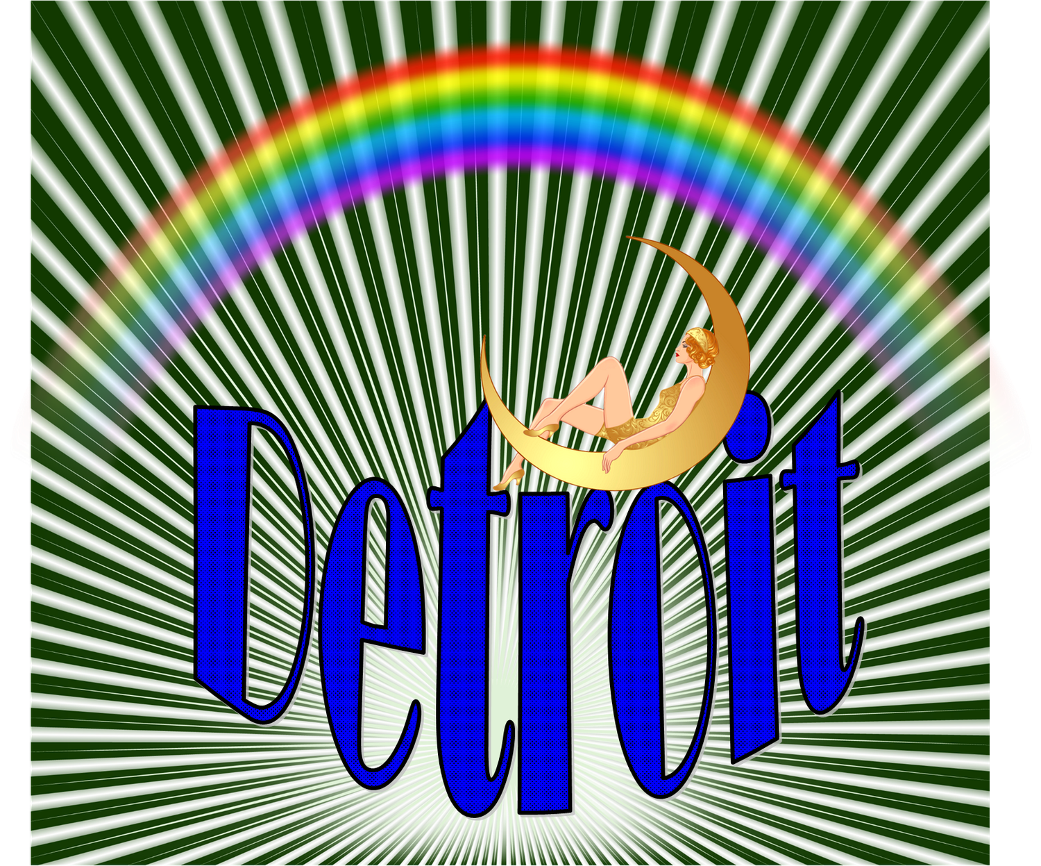 Detroit Rainbow Moon