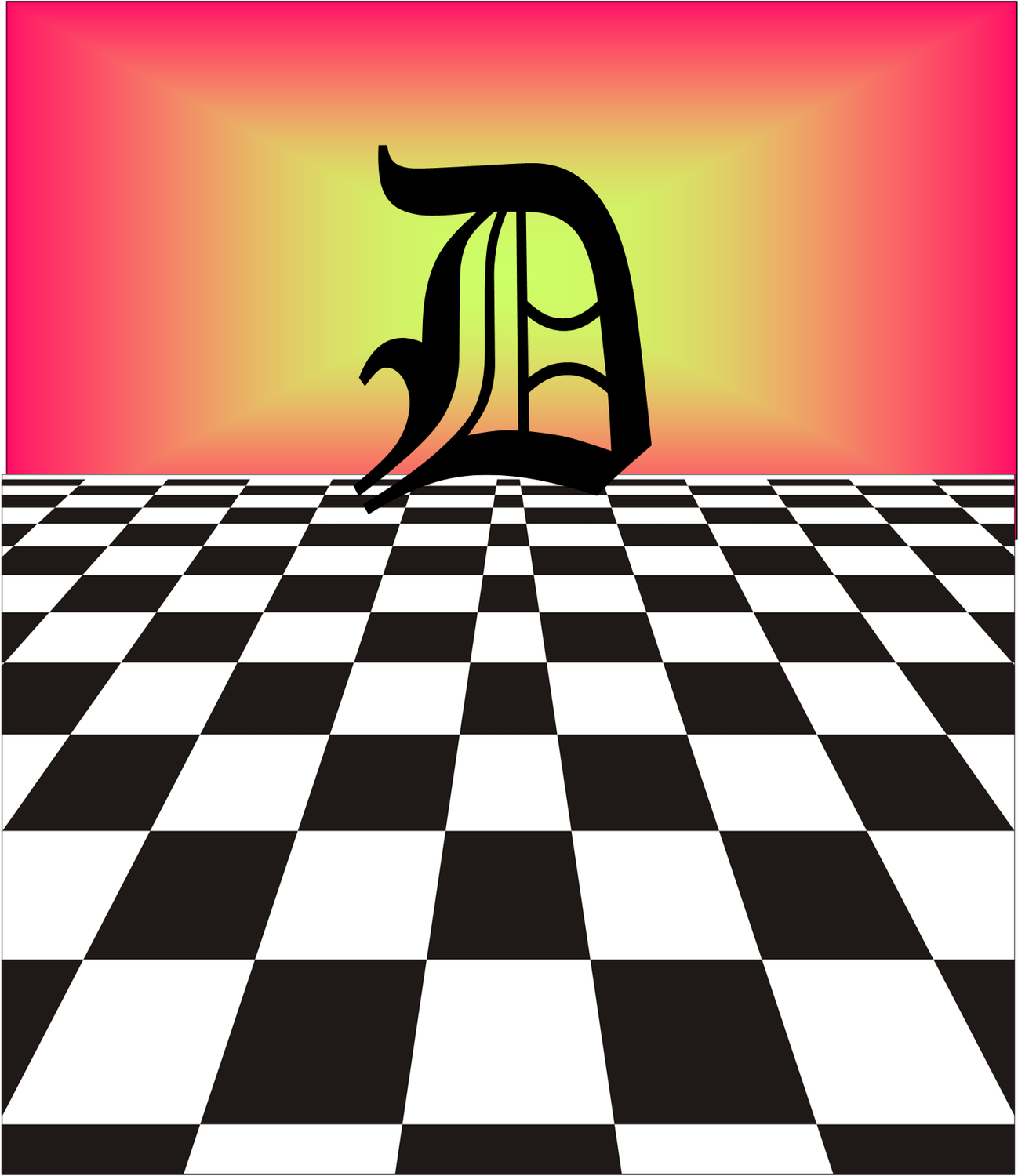 The 'D" t B &amp; W Grid