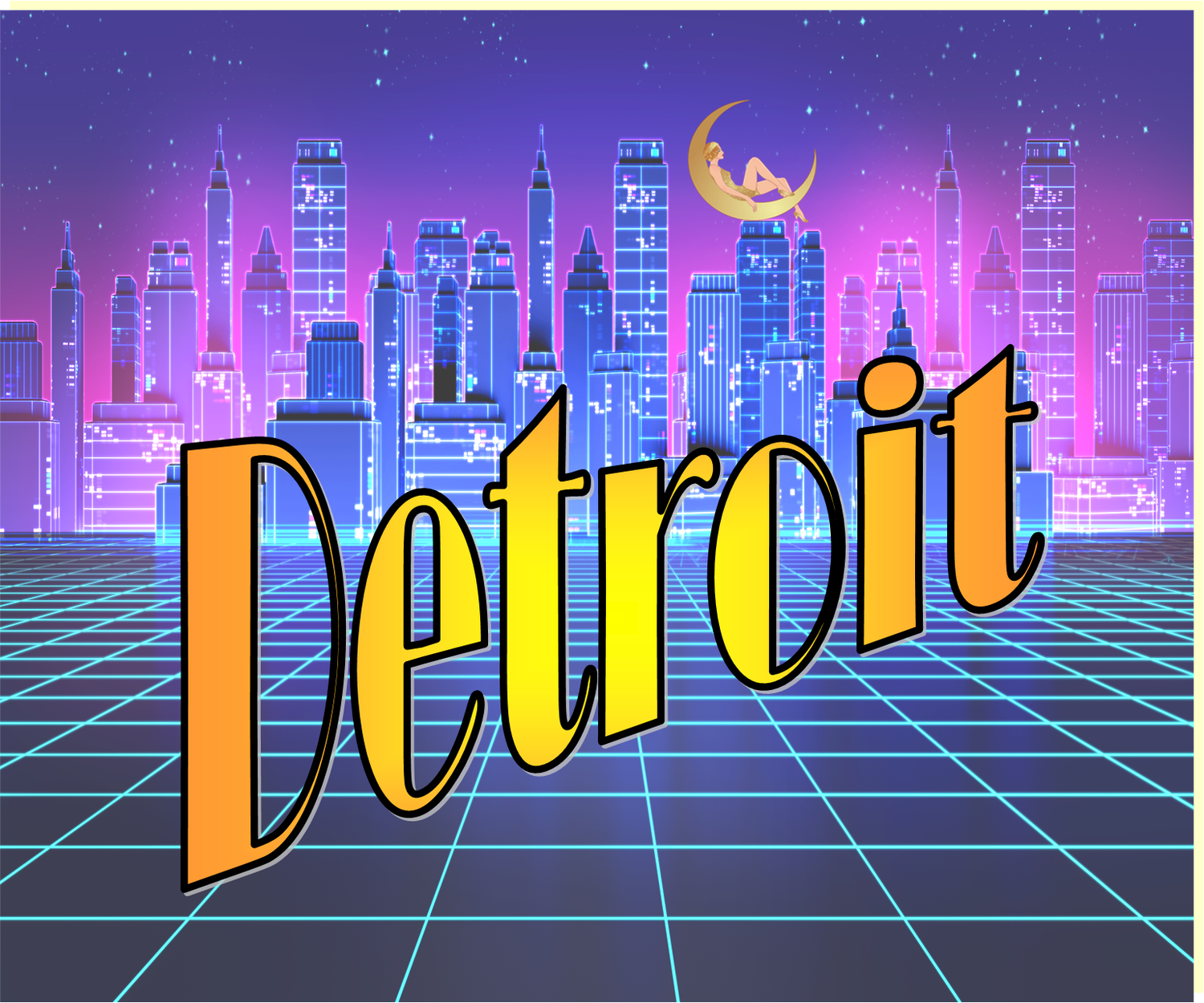 Detroit grid perspective