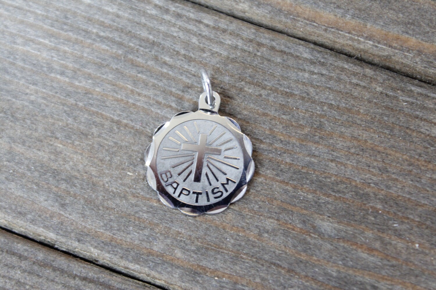 SS BAPTISM DISC CHARM